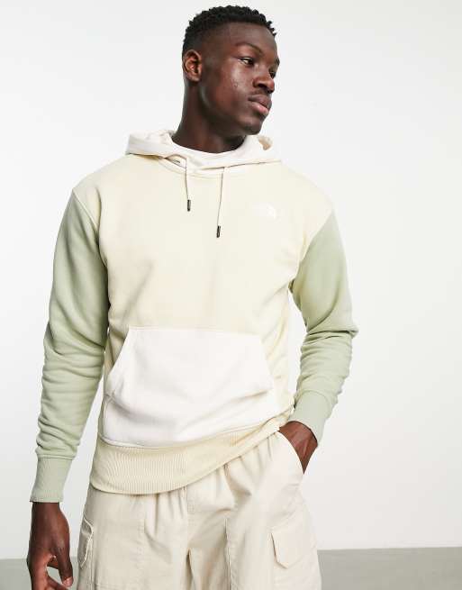 The North Face Essential colourblock hoodie in green Exclusive at ASOS ...