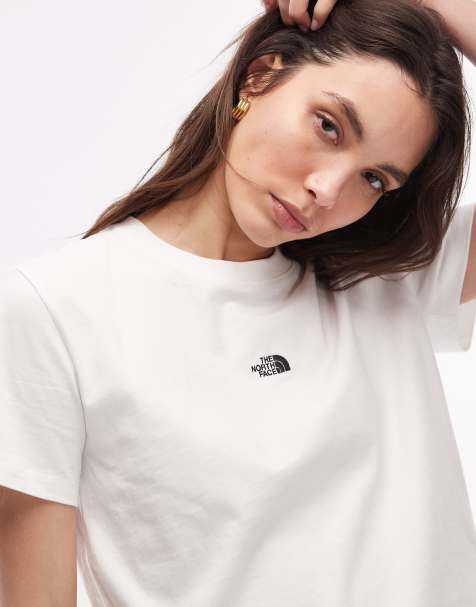 The North Face - Essential - Cutie - Normale T-shirt in wit - view 1