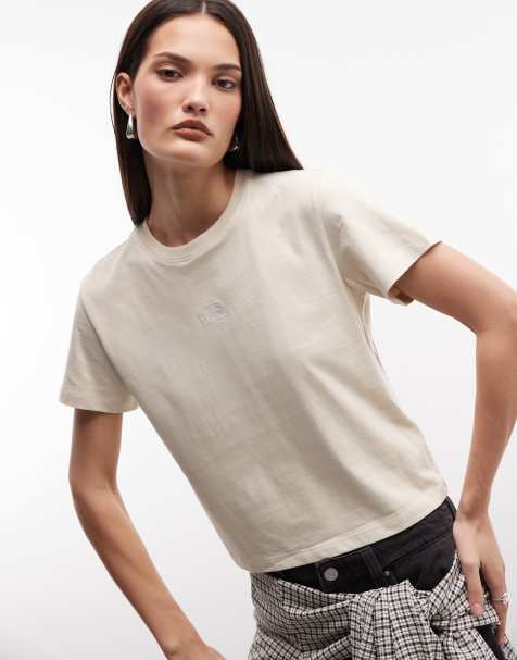 The North Face - Essential Cutie - T-shirt coupe classique - Beige - view 1