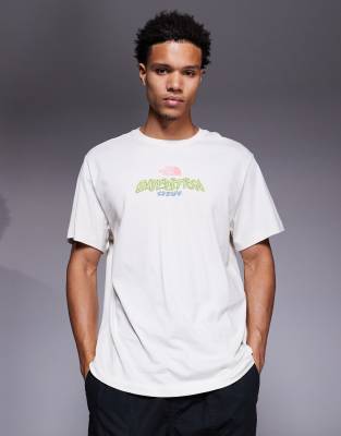 The North Face Essential Expedition Back Print Tee In White
