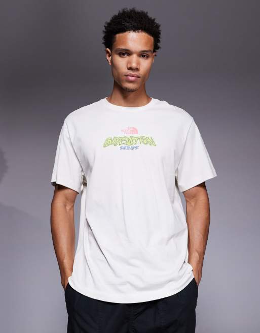The North Face Essential Expedition back print tee in off white, 2 of 5
