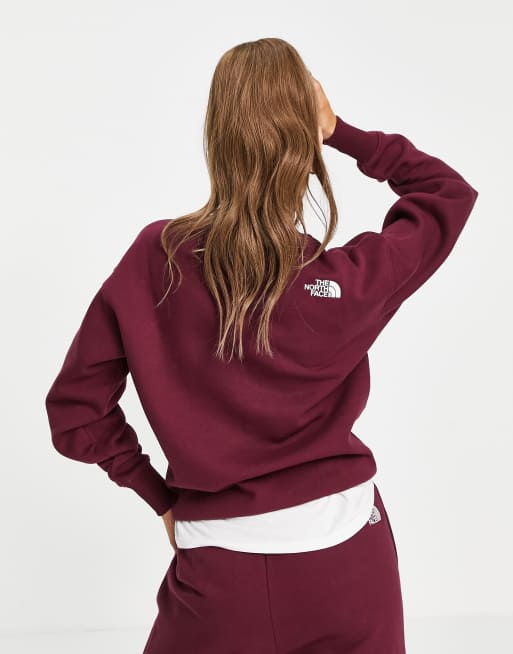 The North Face - Essential - Felpa bordeaux - In esclusiva per ASOS, 4 di 4