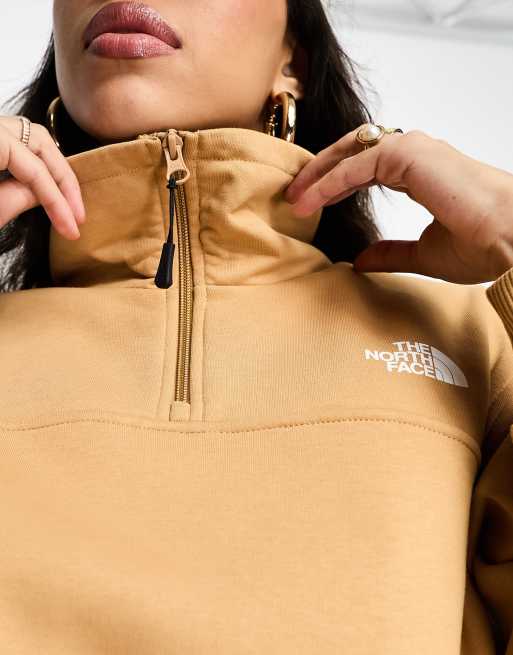 Felpa zip north clearance face