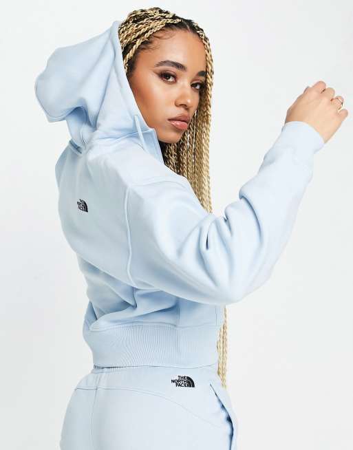 Light blue north clearance face hoodie