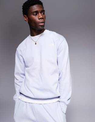 The North Face - Essential - Grå oversized sweatshirt med logo på brystet - view 1