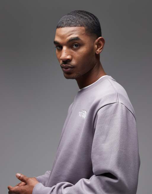 The North Face – Essential – Grå sweatshirt med logga i oversize, 4 av 5