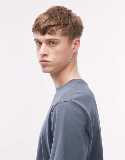 The North Face - Essential - Grå T-shirt med centralt logo, 4 af 5