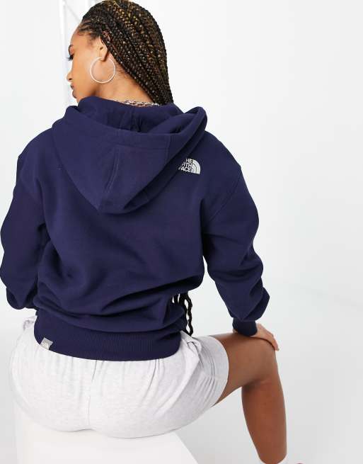 The North Face – Essential – Granatowa bluza z kapturem, tylko w ASOS, 2 z 4