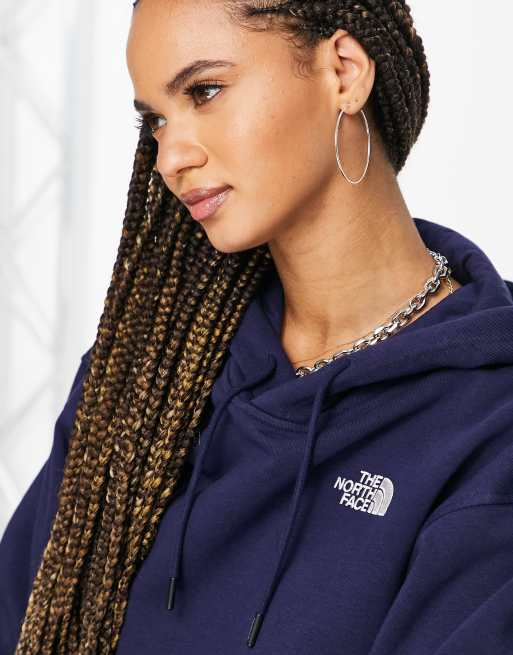 The North Face – Essential – Granatowa bluza z kapturem, tylko w ASOS, 3 z 4
