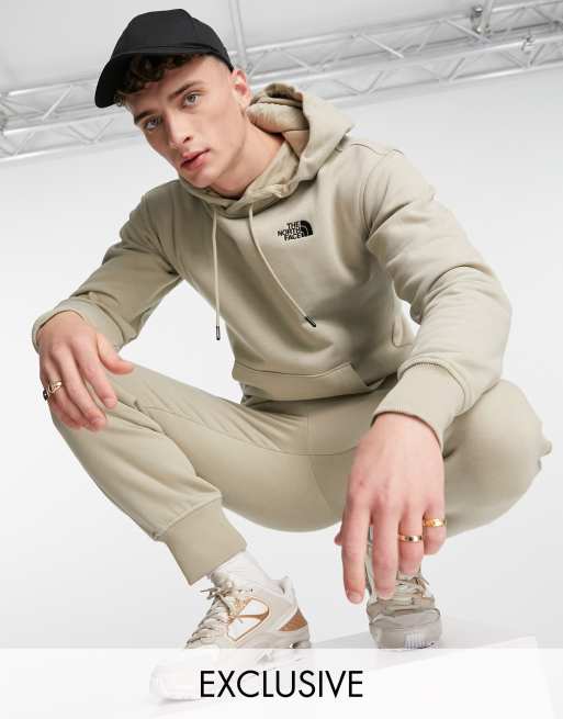 The North Face Essential hoodie in beige Exclusive to ASOS