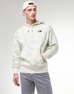 The North Face Essential hoodie in beige tie dye Exclusive at ASOS