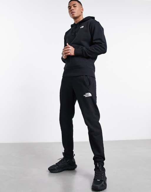 North face best sale tracksuit mens black