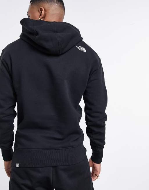 Mens north face black on sale hoodie