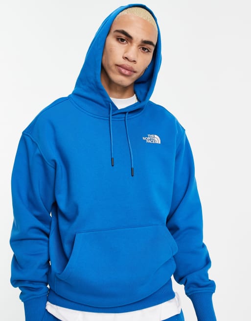 The North Face Essential hoodie in blue Exclusive at ASOS | ASOS