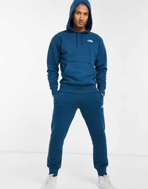 The North Face Essential hoodie in blue Exclusive at ASOS