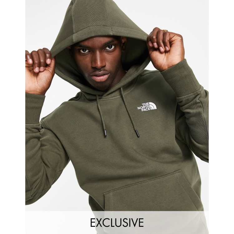 The north face khaki hotsell hoodie