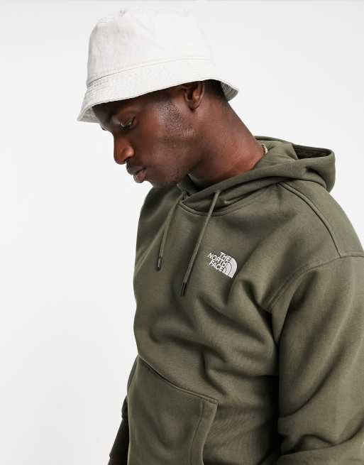 The north face khaki on sale hoodie