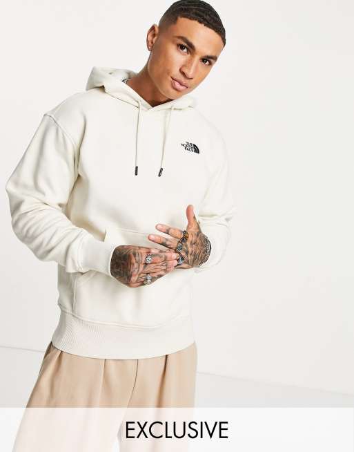 North face hot sale cream hoodie