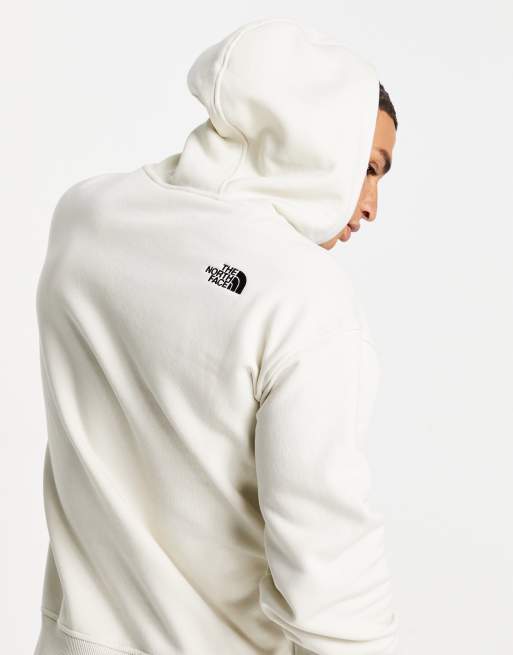 The North Face Essential hoodie in cream Exclusive at ASOS