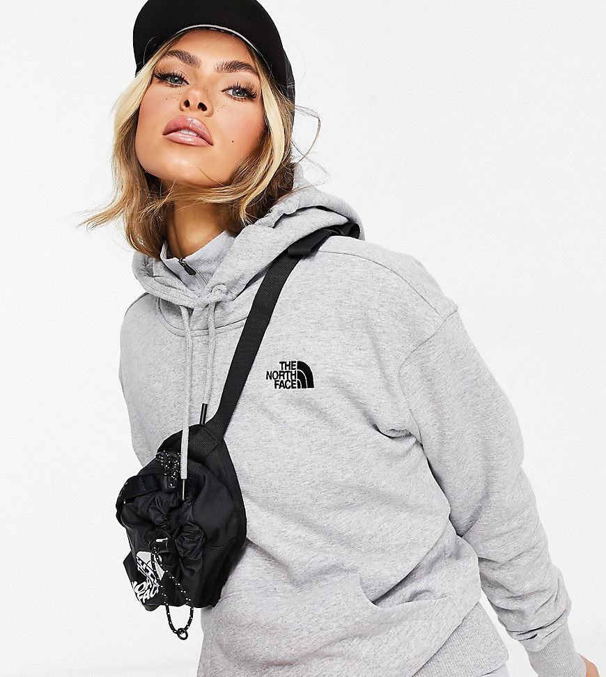 The North Face Essential hoodie in gray Exclusive at ASOS-Grey