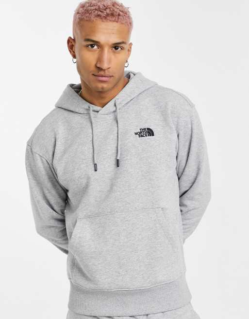 North face hoodie store gray