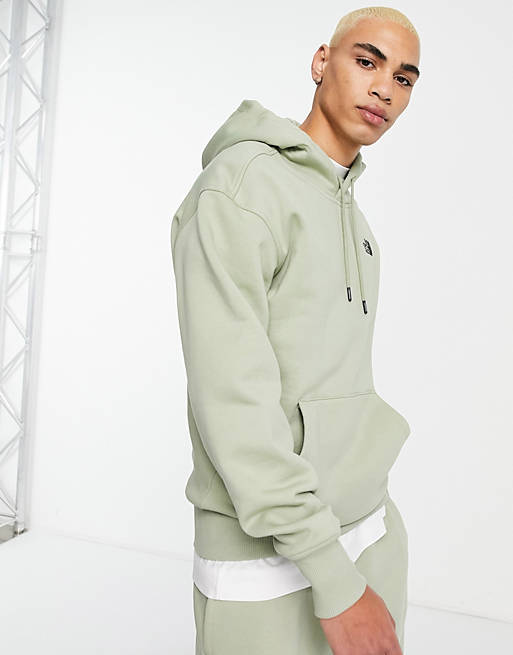 The North Face Essential hoodie in green Exclusive at ASOS