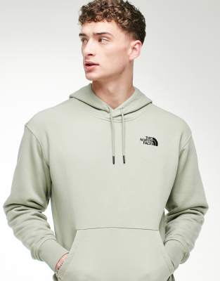 The North Face Essential hoodie in green Exclusive at ASOS