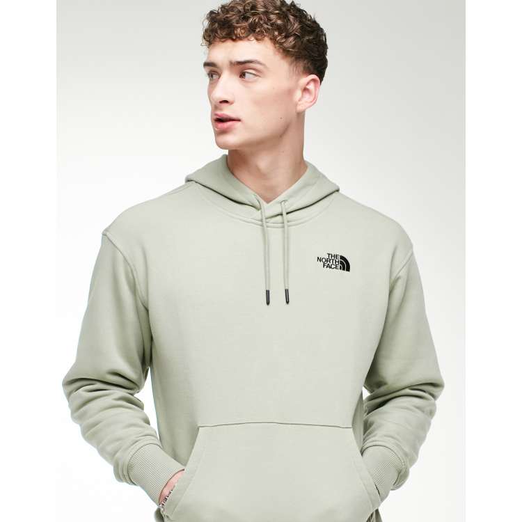 North face store green hoodie mens