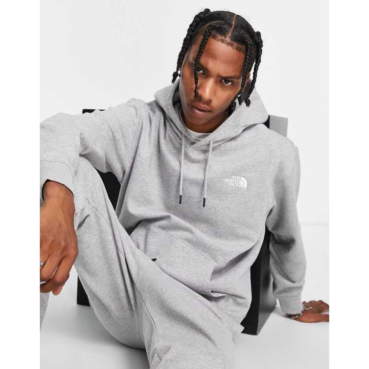 The North Face Essential hoodie in grey marl Exclusive at ASOS