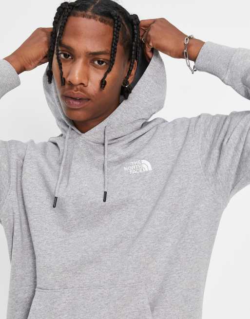 The North Face Essential hoodie in grey marl Exclusive at ASOS