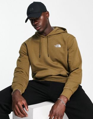 The North Face Essential hoodie in khaki Exclusive at ASOS