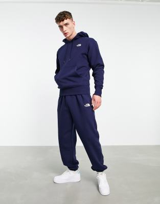 navy north face tracksuit