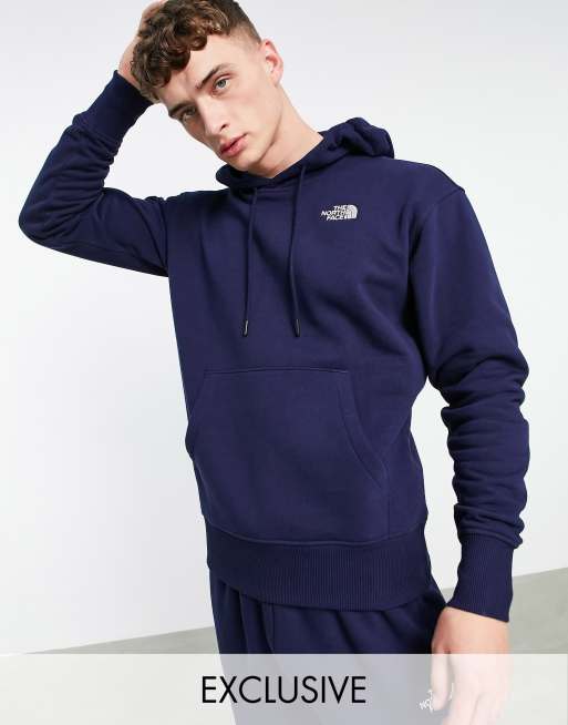 Dark blue north face hoodie new arrivals