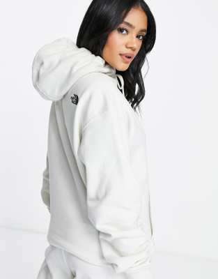 women's white north face sweatshirt