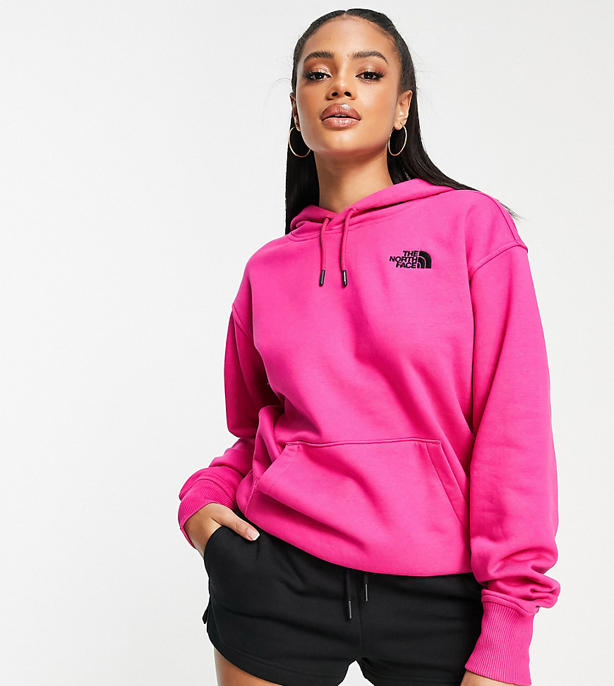 The North Face Essential Hoodie In Pink Exclusive At Asos