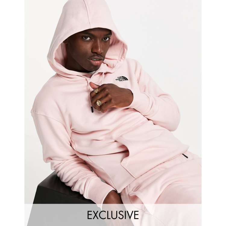 Light pink north face store hoodie