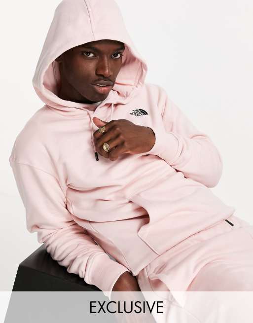 Asos mens shop pink hoodie