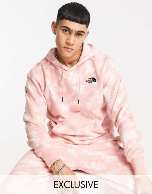 Tie dye store pink hoodie