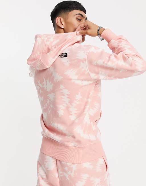 The North Face Essential hoodie in pink tie dye Exclusive at ASOS | ASOS