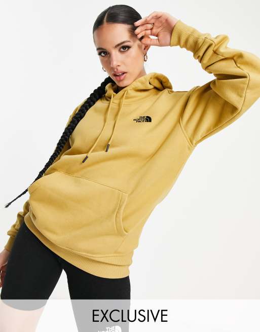 The North Face Essential hoodie in tan Exclusive at ASOS