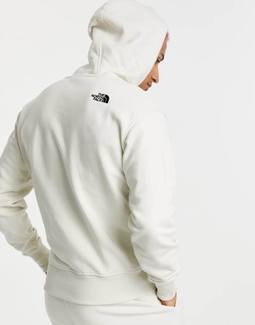 The North Face Essential hoodie in white Exclusive at ASOS