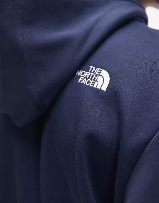 The North Face - Essential - Hoodie met oversized logo in marineblauw, 5 van 5
