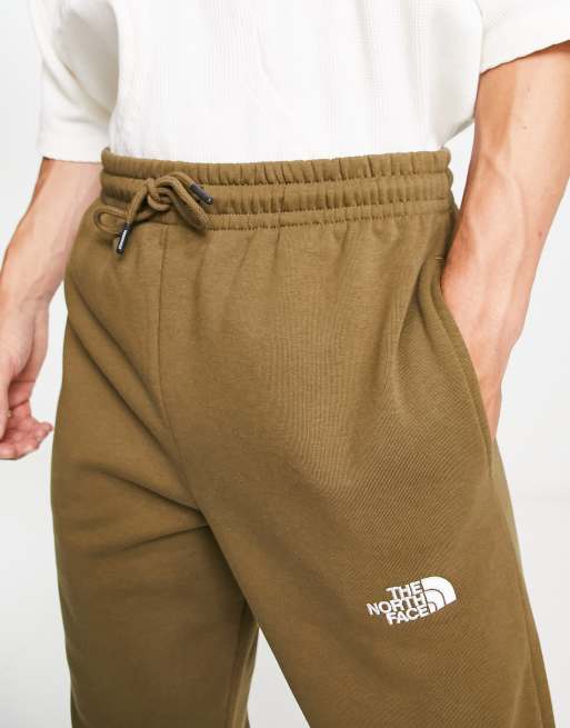 The North Face Essential jogger in khaki Exclusive at ASOS