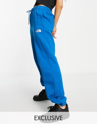 north face joggers blue
