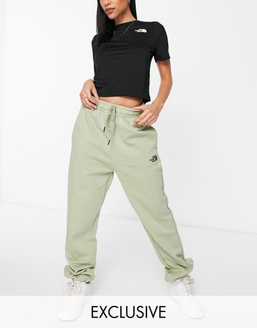 The North Face Essential joggers in green Exclusive at ASOS ASOS