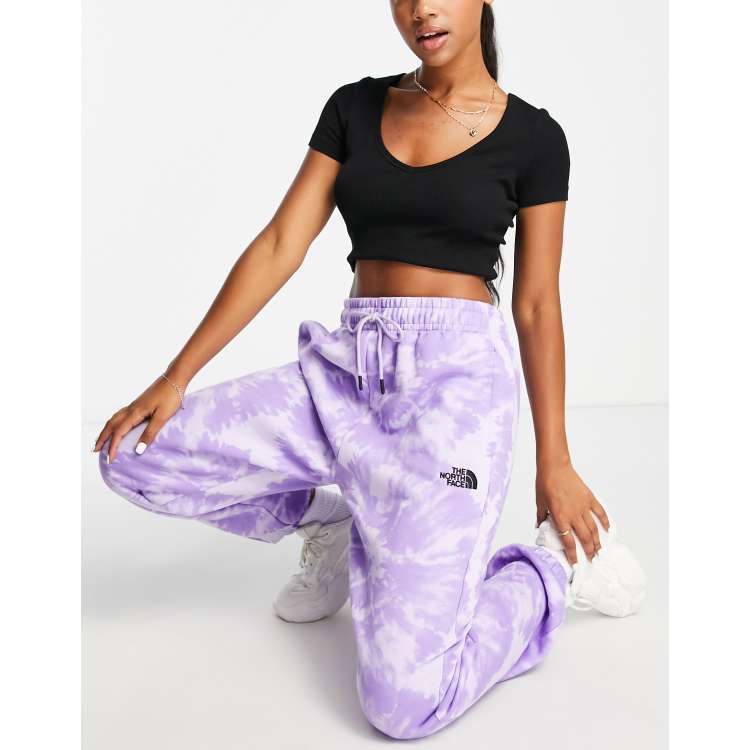 The North Face Essential joggers in lilac tie dye Exclusive at ASOS ASOS