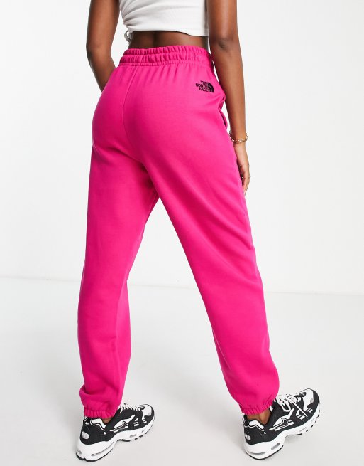 The North Face Essential joggers in pink Exclusive at ASOS