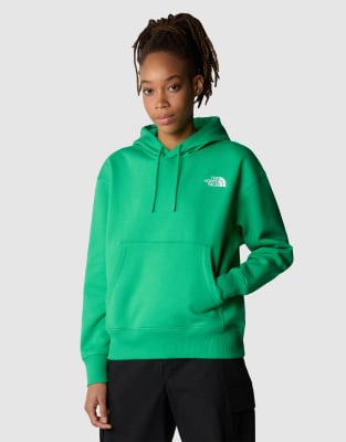 The North Face - Essential - Kapuzenpullover in Optic-Smaragdgrün