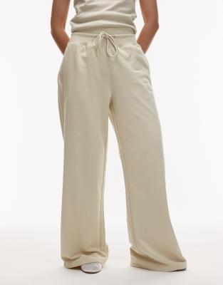 Essential - Leichte Hose in Beige mit weitem Bein-Neutral Neutral S