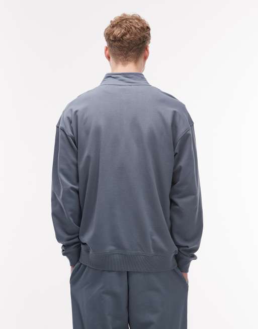 The North Face – Essential – Leichte Oversize-Jacke in Hellgrau mit Logo und kurzem Reißverschluss, 2 von 5